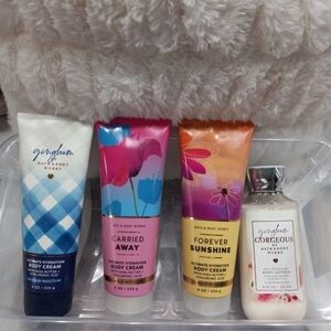 Bath & Body Works Hydration Collection - Blue, Pink, Orange, White